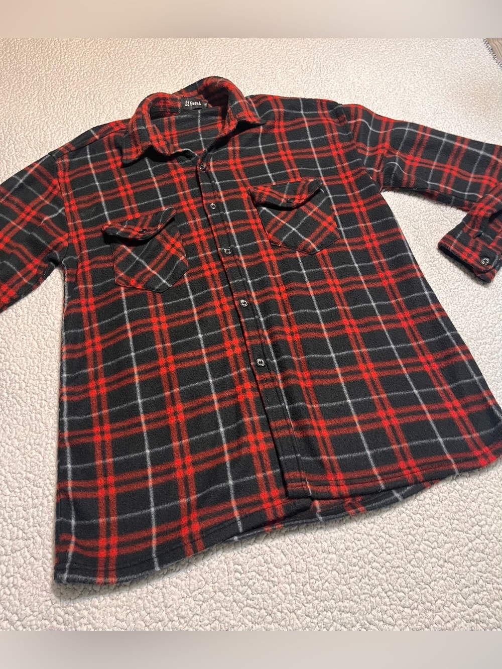 LJ Freud Fleece Flannel Shirt - Picture 3 of 9
